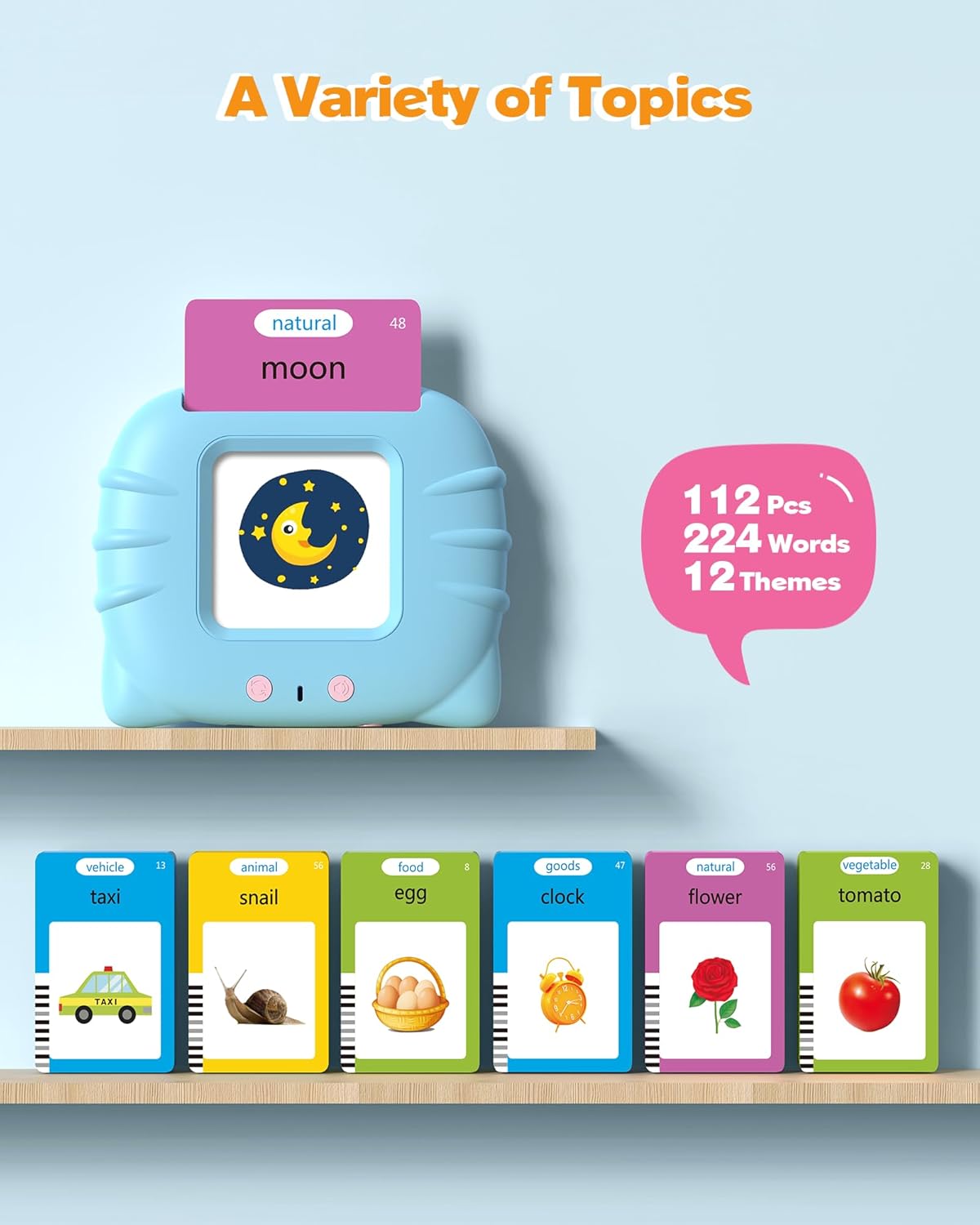 BrivoPal™ - Early Educational Talking Flash Cards