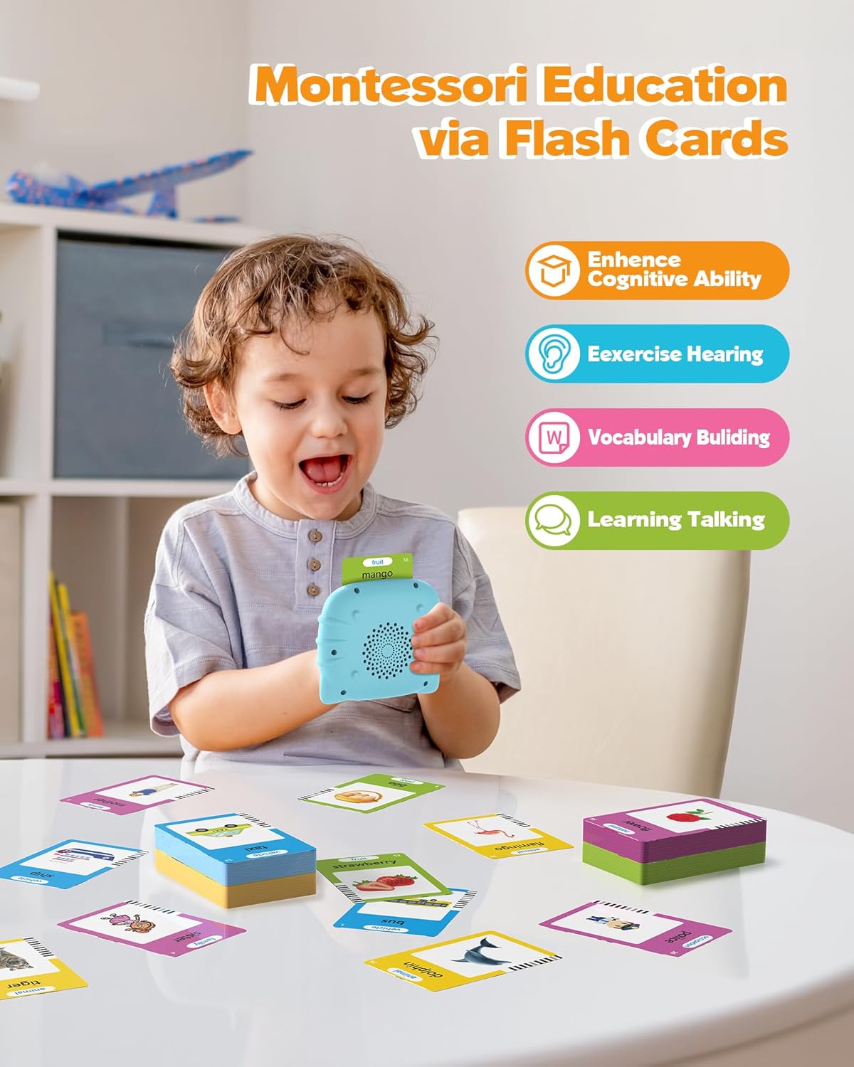 BrivoPal™ - Early Educational Talking Flash Cards
